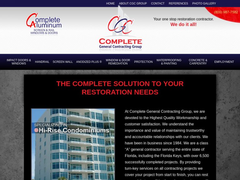 Webtivity Launches New Website for Complete General Contracting Group