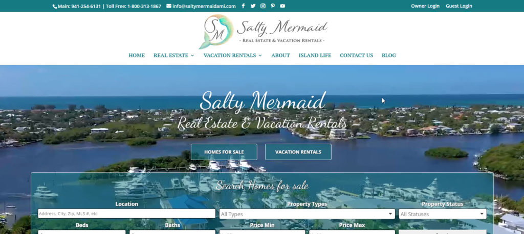 Salty Mermaid Real Estate Holmes Beach Anna Maria Bradenton Beach