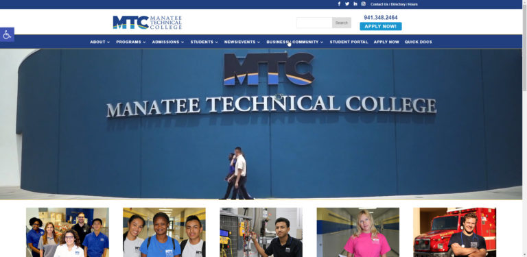 Webtivity Launches New Website for Manatee Technical College