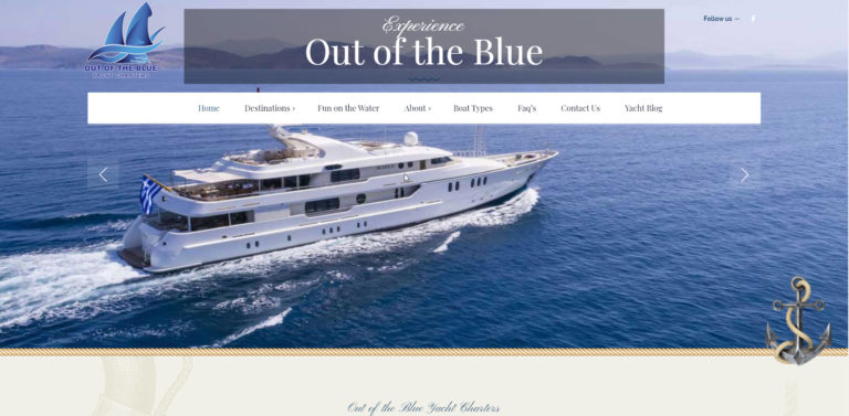 Out of the Blue Yacht Charters Sarasota Bradenton St Petersburg Tampa