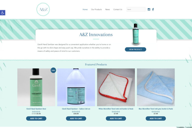 WEBTIVITY LAUNCHES NEW WEBSITE FOR A&Z INNOVATIONS!